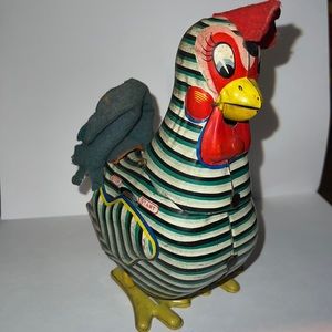 RARE VINTAGE BATTERY OP ROOSTER